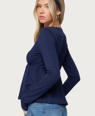 Women's Kenzie Long Sleeve Babydoll Top