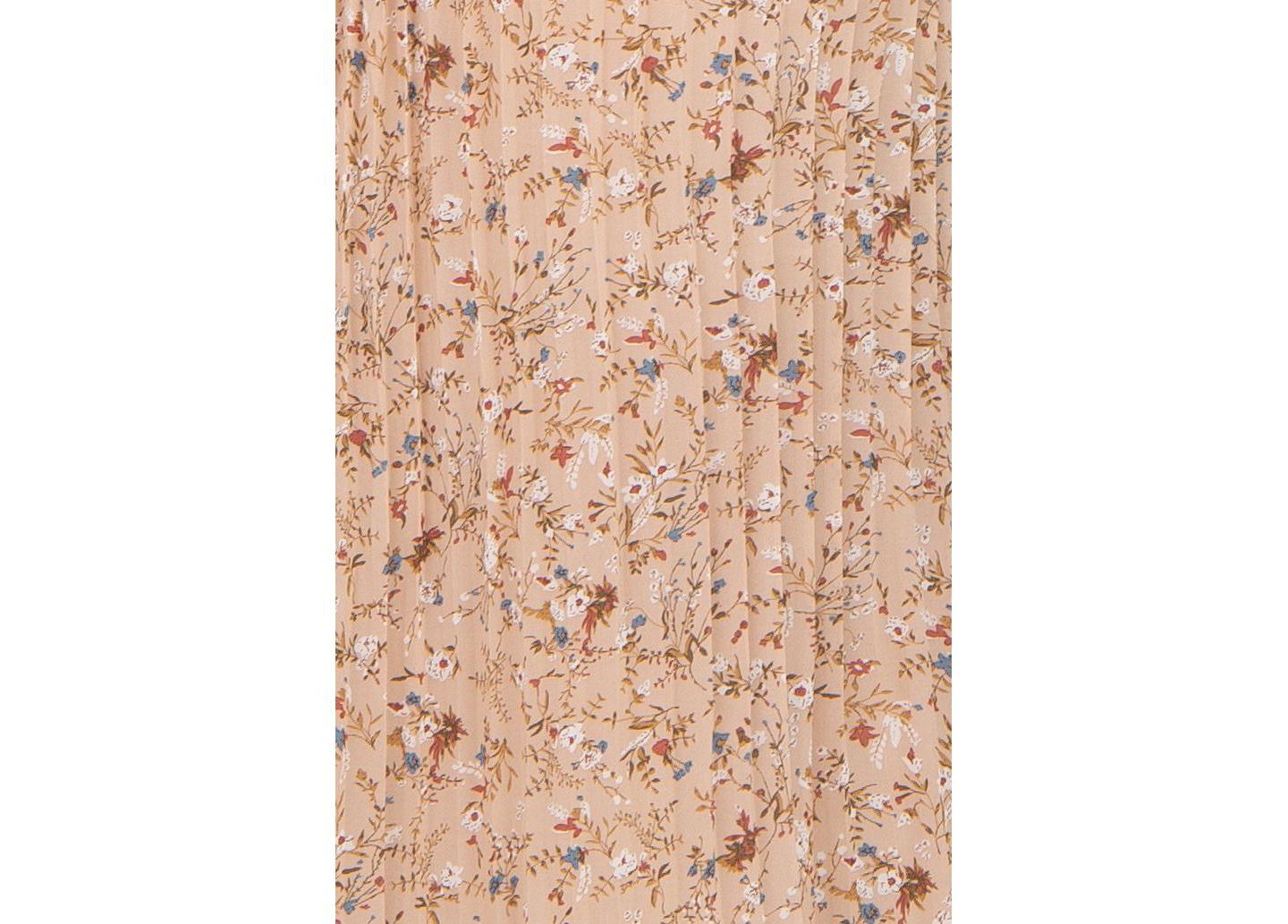 Женское платье Pinkblush Maternity Floral Pleated Chiffon Midi, цвет: Бежевый — фото 2