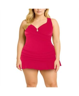 Women's Twist Front Underwire Swimdress