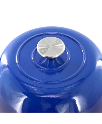 6 Quart Enameled Cast Iron Bread Pot in Red with Baking Mat