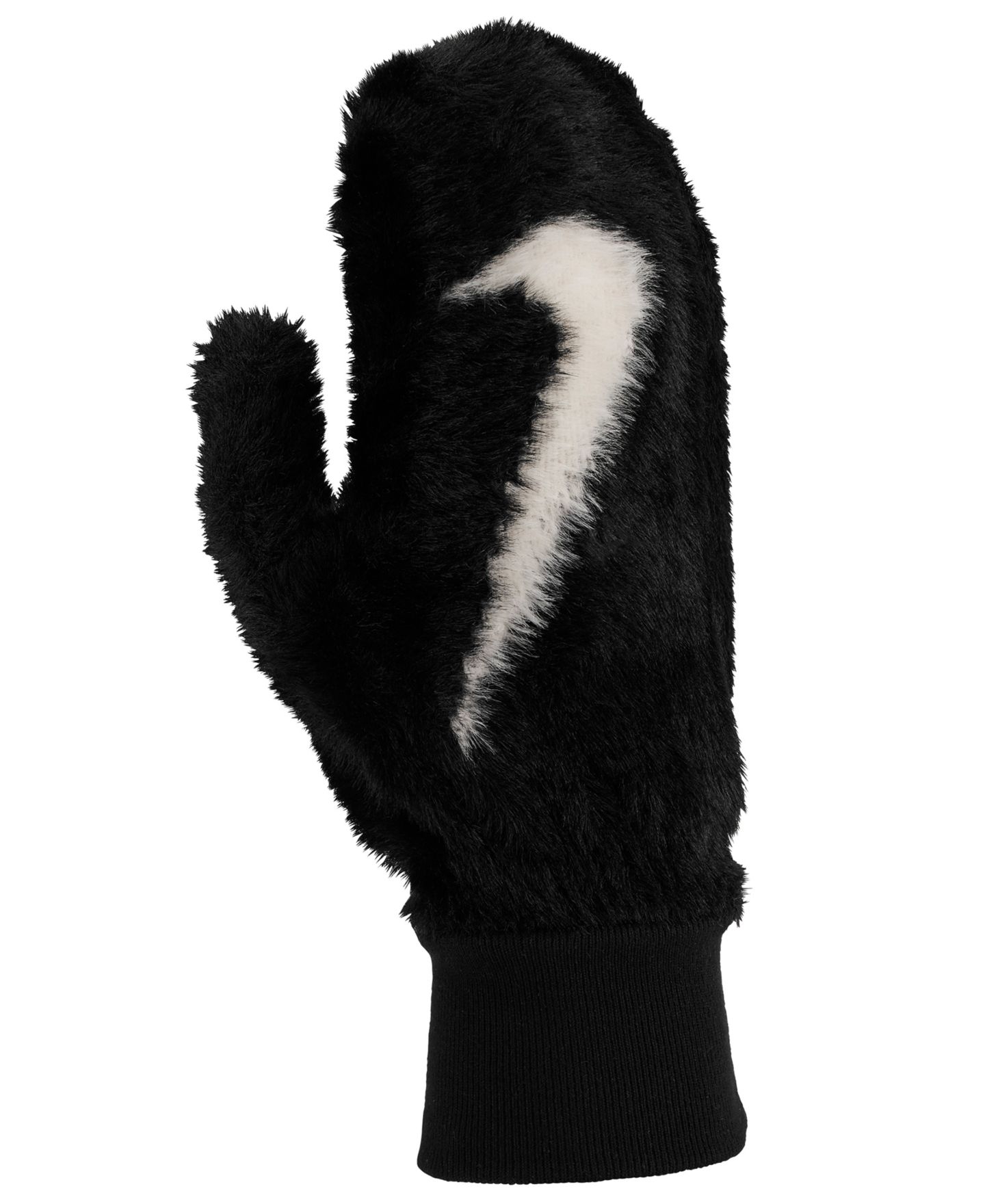 Мужские перчатки Nike Plush Embroidered Logo, цвет: Чёрный / Белый — фото 3