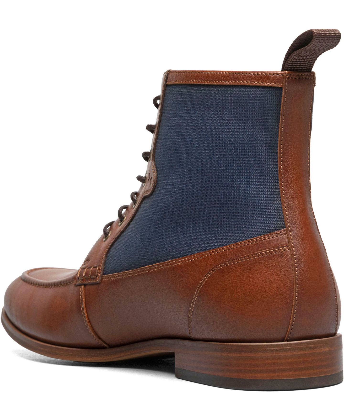 Мужские ботинки Stacy Adams Brumley Round Toe Lace, цвет: Рыжевато-коричневый разноцветный — фото 7