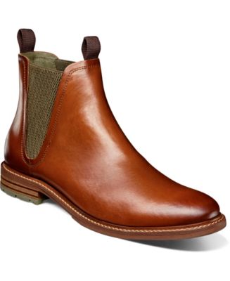 Stacy Adams Osgood Boots Mens 12 M Brown Ankle Chelsea Suede Leather Stacy Adams Men main image 2