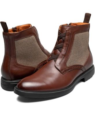 Men's Thompson Elastic Lace Round Toe Boots