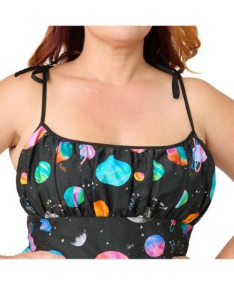 Plus Size 1950s Cotton Swing Dress