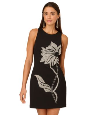 Adrianna - Women's Beaded Sleeveless Short Dress