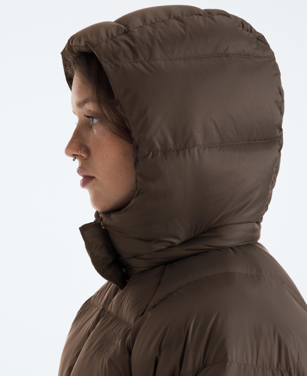 The North Face Women's Hydrenalite City Parka Hooded Jacket In Brown