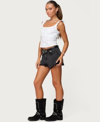 Women's Fern Mid Rise Denim Shorts