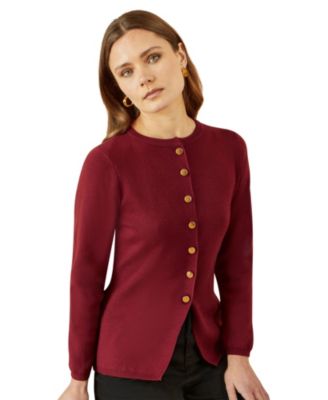 Women's Chic Peplum Button Up Cardigan