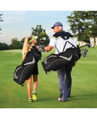 Golf Stand Bag Portable Lightweight Golf Carry Club Bag w/ 8-way Divider