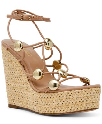 Women's Oaklie Studded Strappy Wedge Sandals