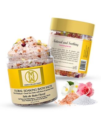 Floral Soaking Bath Salts - Jasmine Rose 8oz