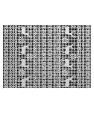 Holiday Washable Indoor/Outdoor ACN1820 1'8"x2'6" Area Rug