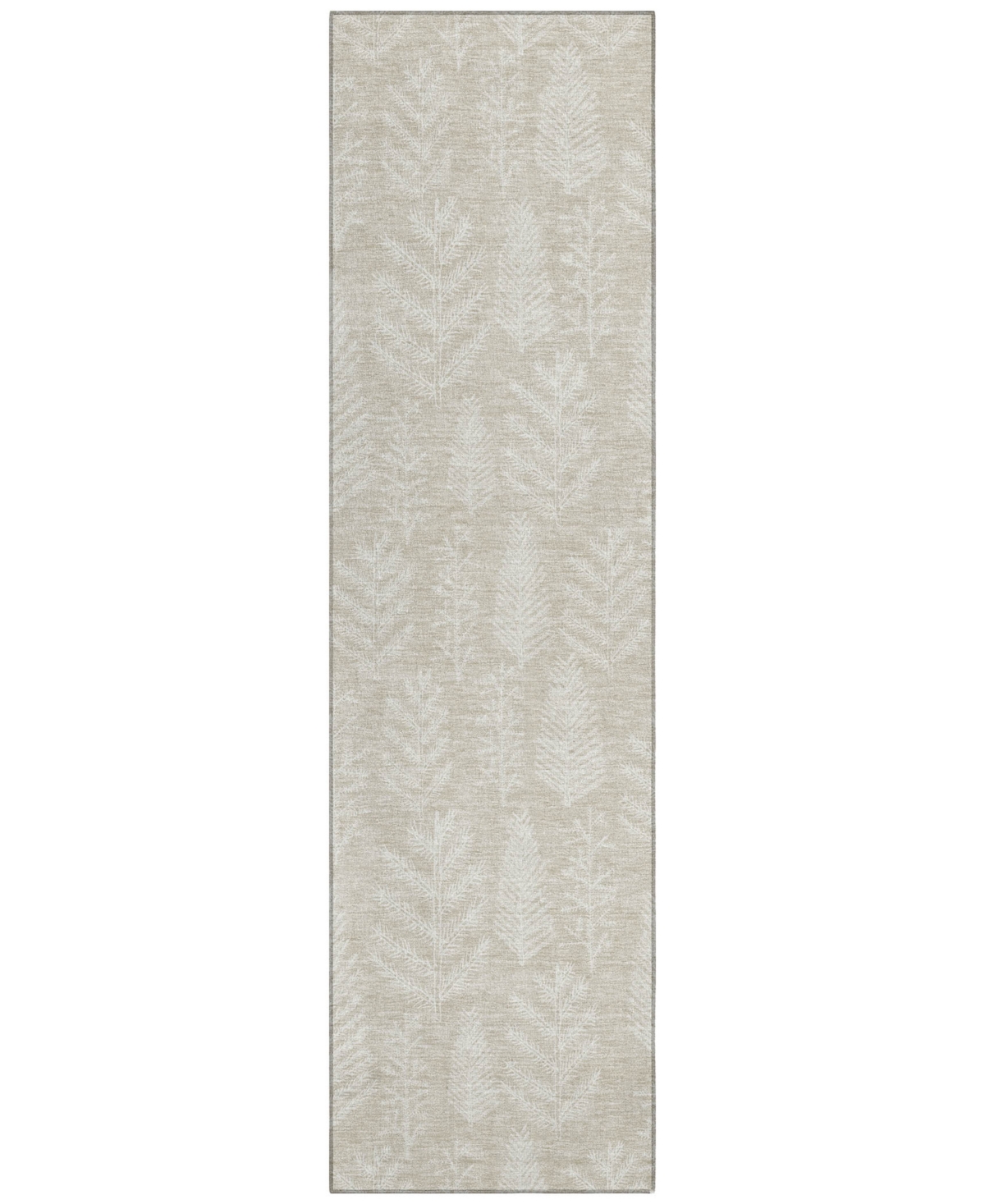 Addison Holiday Washable Indoor/outdoor Acn1813 2'3"x7'6" Runner Area Rug In Brown