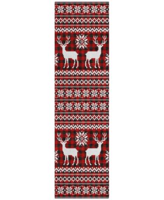 Addison - Holiday Washable Indoor/Outdoor ACN1820 Runner Area Rug