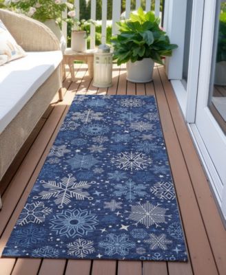 Holiday Washable Indoor/Outdoor ACN1823 2'3"x7'6" Runner Area Rug