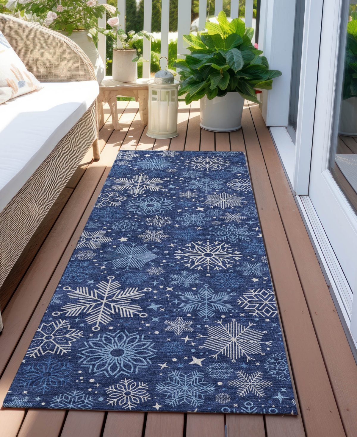 Addison Holiday Washable Indoor/Outdoor ACN1823 2'3"x7'6" Runner Area Rug