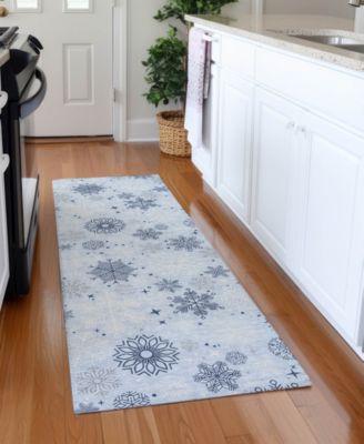 Holiday Washable Indoor/Outdoor ACN1823 2'3"x7'6" Runner Area Rug