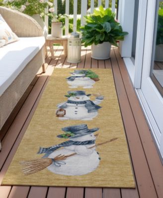 Holiday Washable Indoor/Outdoor ACN1826 2'3"x7'6" Runner Area Rug