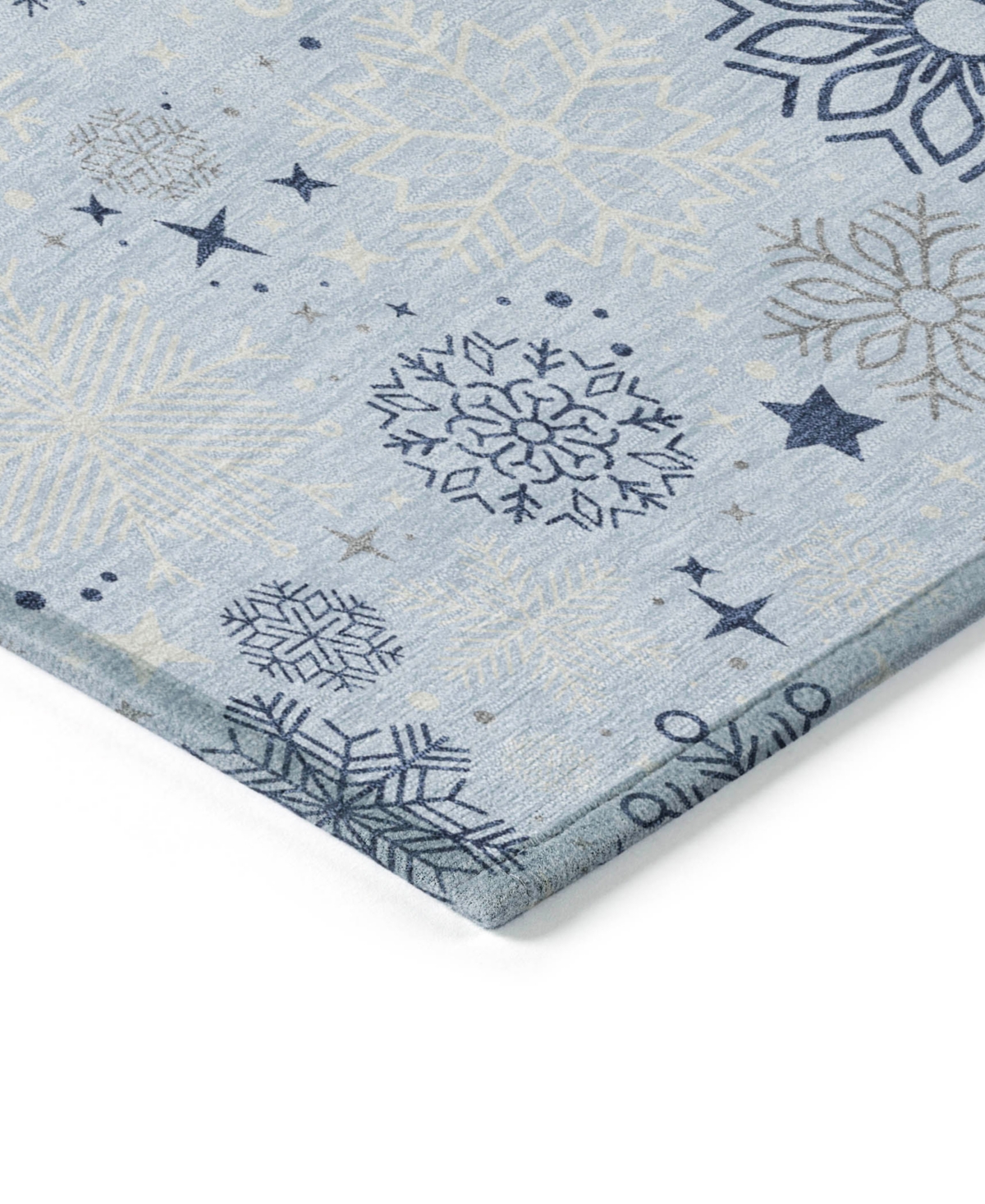 Addison Holiday Washable Indoor/outdoor Acn1823 3'x5' Area Rug In Blue
