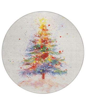 Addison - Holiday Washable Indoor/Outdoor ACN1809 Round Area Rug