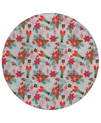 Addison - Holiday Washable Indoor/Outdoor ACN1822 Round Area Rug