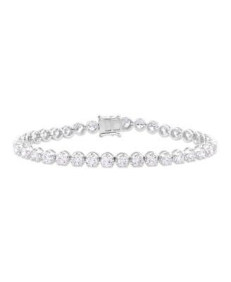 Macy's - Lab-Grown Diamond (7 ct. t.w.) Bracelet in 14K White Gold