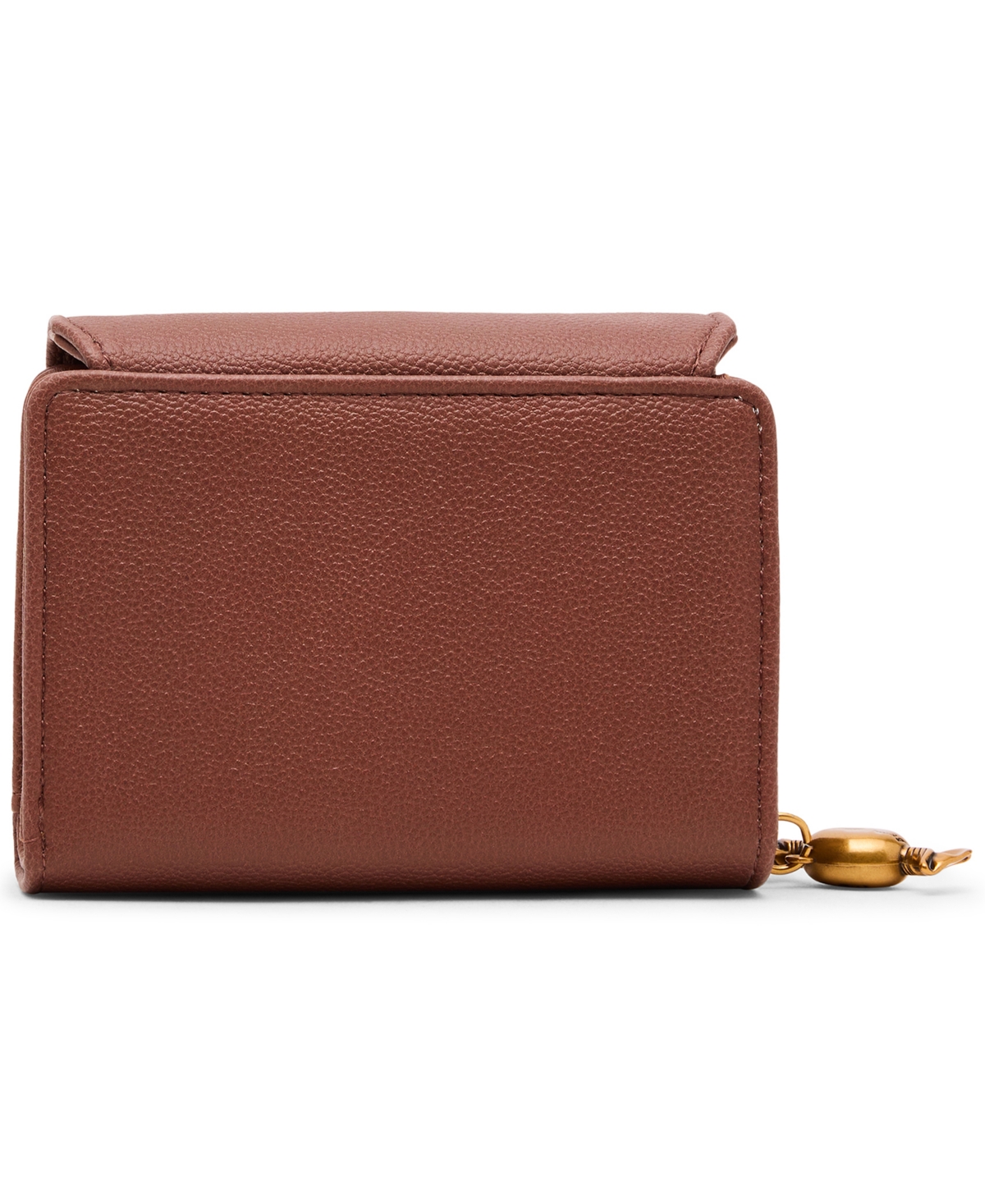 Betsey Johnson Skull Boss Trifold Wallet In Brown