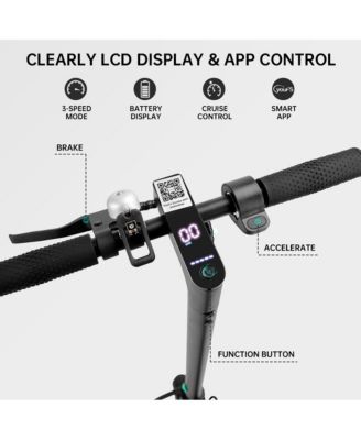 8.5 Inch Foldable Electric Scooter, UL2272 Certified with 350W Motor, 22-Mile Range & Smart Control