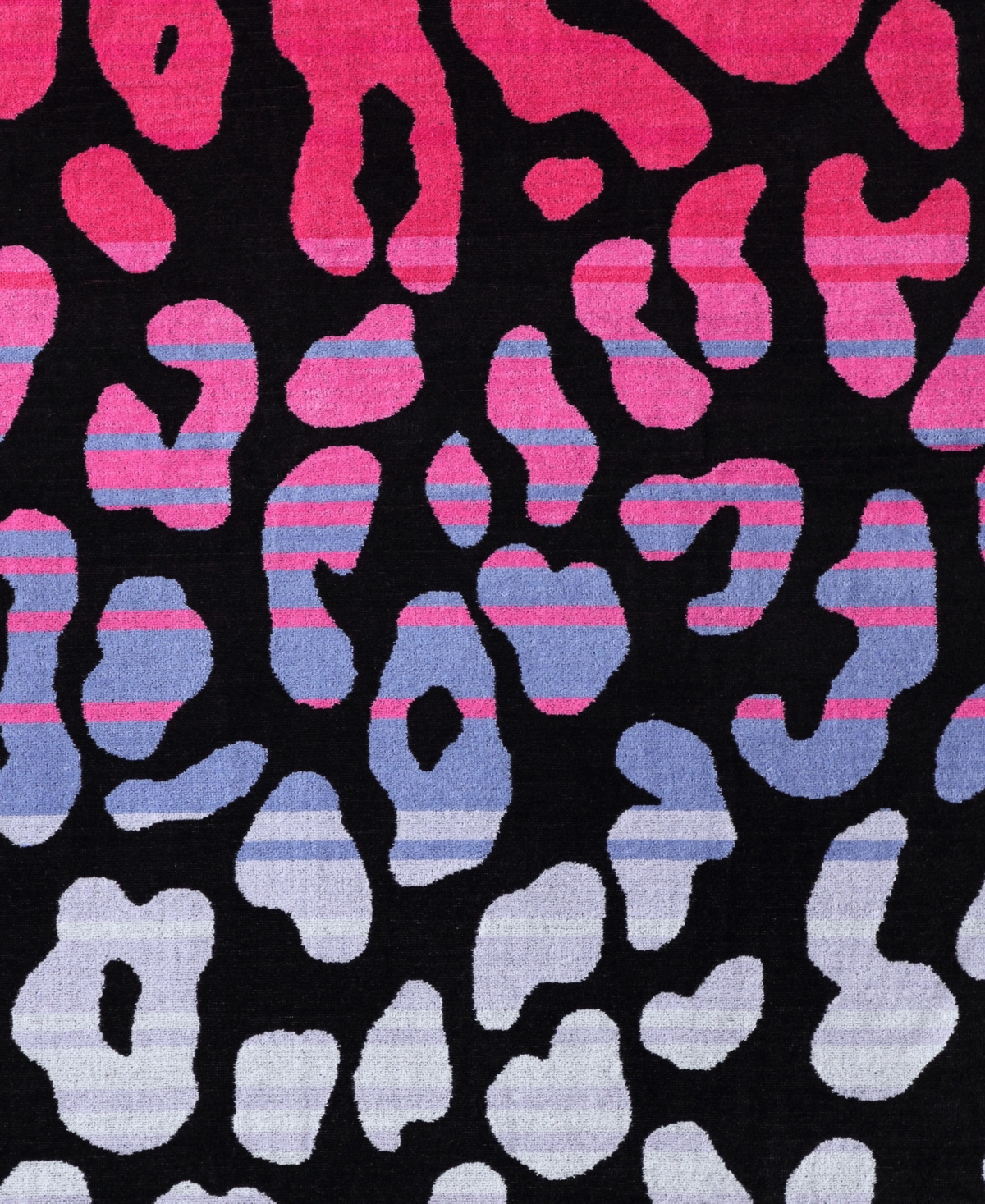 Betsey Johnson Ombre Leopard Printed Cotton Blend Beach Towel