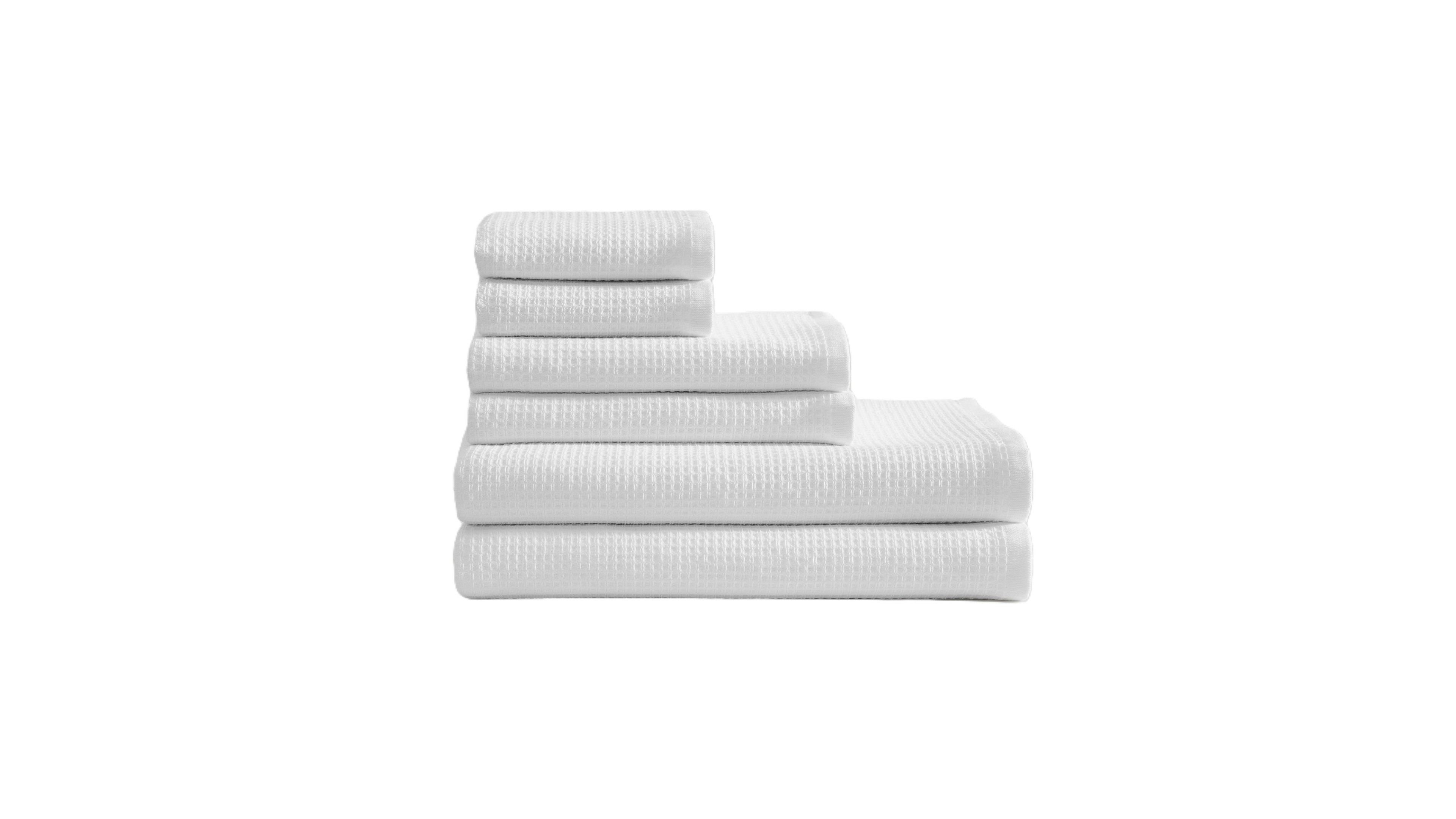 Calvin Klein Eternity Cotton Waffle 6-Pc. Bath Towel Set