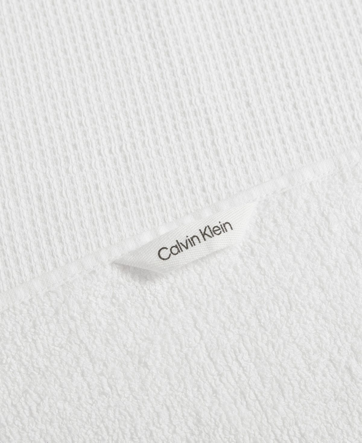 Calvin Klein Eternity Cotton Waffle 6-pc. Bath Towel Set In White
