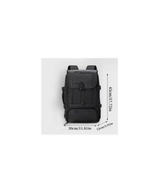 Anti-Theft Laptop Backpack with Shoe Compartment - Convertible Business & Hiking Bag, Heavy-Duty Nylon Travel Backpack