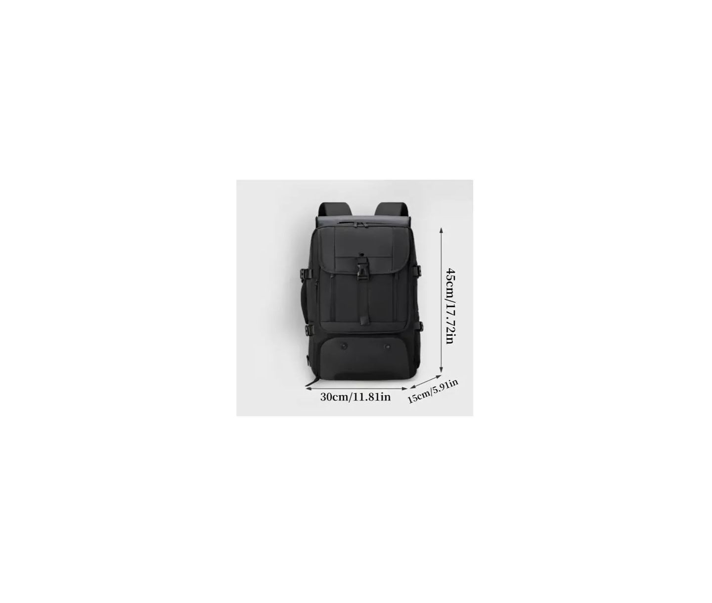 Рюкзак BATFOX Anti-Theft Laptop with Shoe Compartment - Convertible Business & Hiking Bag, Heavy-Duty Nylon Travel, цвет: Зелёный — фото 3
