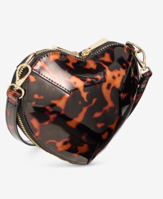 Barrii Tortoise Shell Mini Heart Crossbody, Exclusively at Macy's 