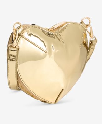 Barrii Metallic Shell Mini Heart Crossbody, Exclusively at Macy's 