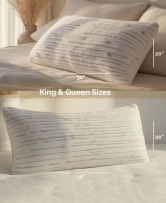 Adjustable Support Shredded Memory Foam 4-Pack Pillow, Standard/Queen