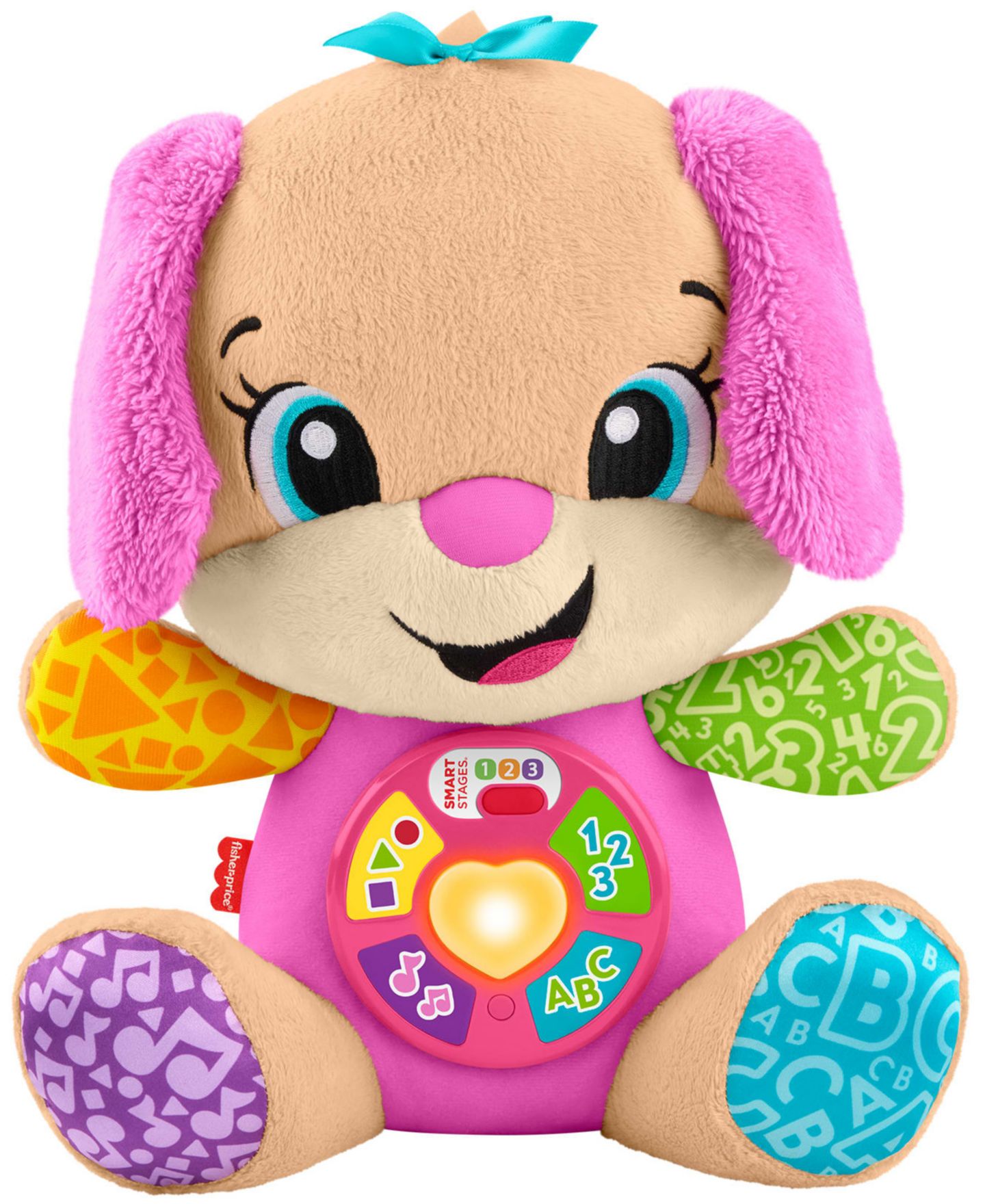 Детская мягкая игрушка Fisher Price Sis Interactive Musical Plush Toy — фото 4