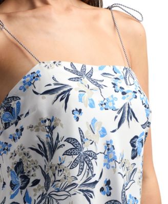 Women's Resort Printed Tie Scarf Top
