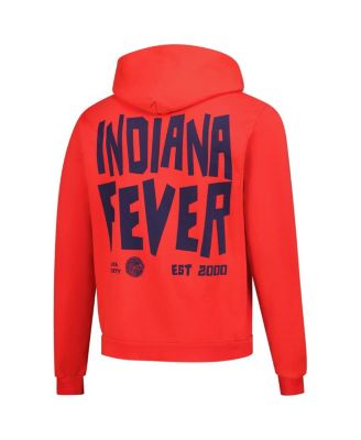 Men's and Women's Red Indiana Fever 2000 WNBA Premium Hoodie