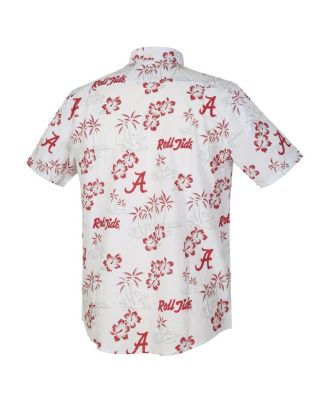 Men's White Alabama Crimson Tide Kekai Classic Tri-Blend Button-Down Shirt