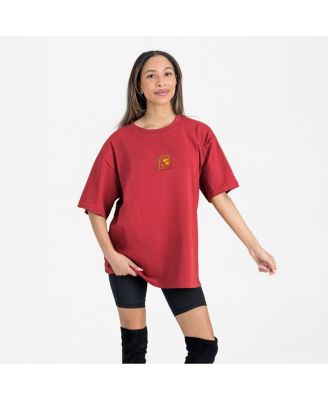 Gameday Couture - Women's Cardinal USC Trojans Oversized Back at Ya T-shirt