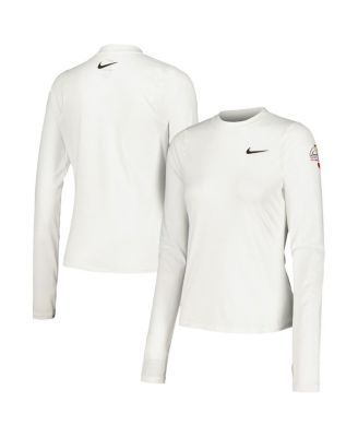 Nike - Women's White Arnold Palmer Invitational UV Victory Printed Performance Long Sleeve Top
