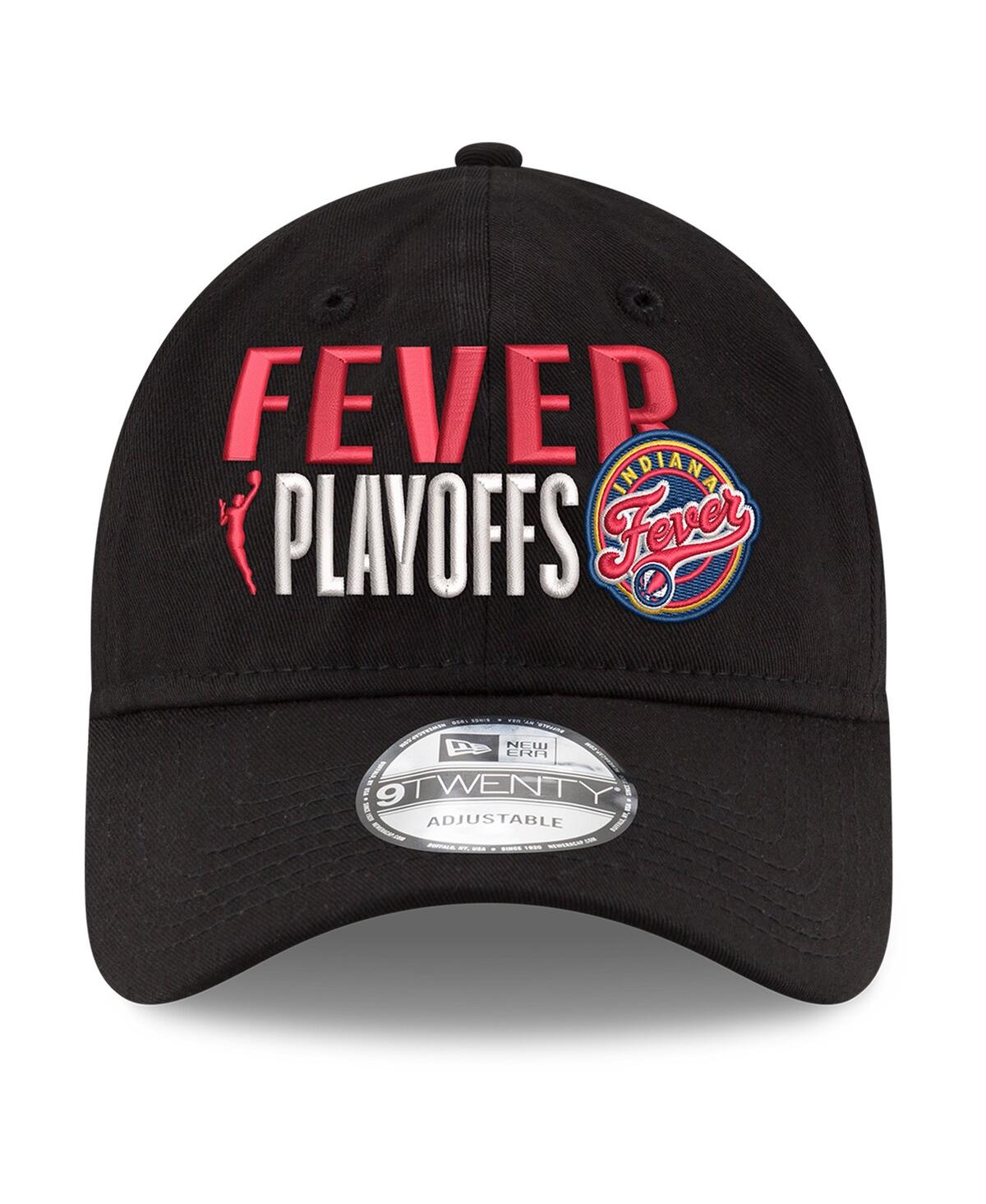 New Era Men's and Women's Black Indiana Fever 2025 Wnba Playoffs 9TWENTY Adjustable Hat