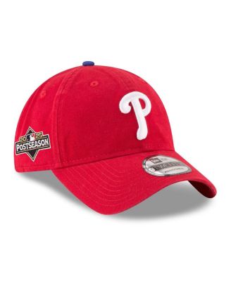 New Era - Men's Red Philadelphia Phillies 2025 MLB Postseason Side Patch 9TWENTY Adjustable Hat