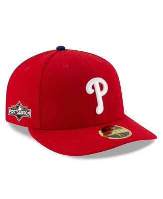 New Era - Men's Red Philadelphia Phillies 2025 MLB Postseason Side Patch Low Profile 59FIFTY Fitted Hat