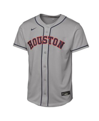 Big Boys and Girls Jose Altuve Gray Houston Astros Road Replica Jersey