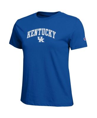 Women's Royal Kentucky Wildcats Arched Over Logo T-Shirt