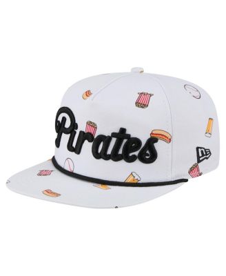 New Era - Men's White Pittsburgh Pirates Team Cheer Rope 19TWENTY Adjustable Hat