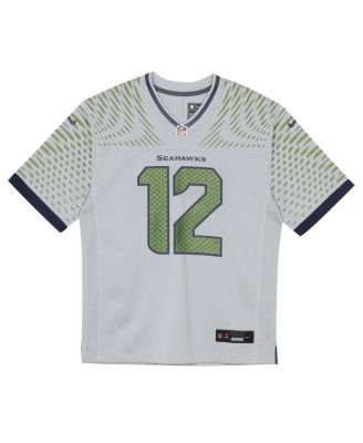 Toddler 12s Wolf Gray Seattle Seahawks 2025 Rivalries Collection Game Jersey
